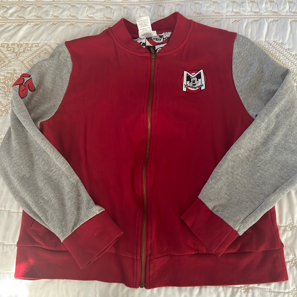 Mickey Mouse club zip up sweater